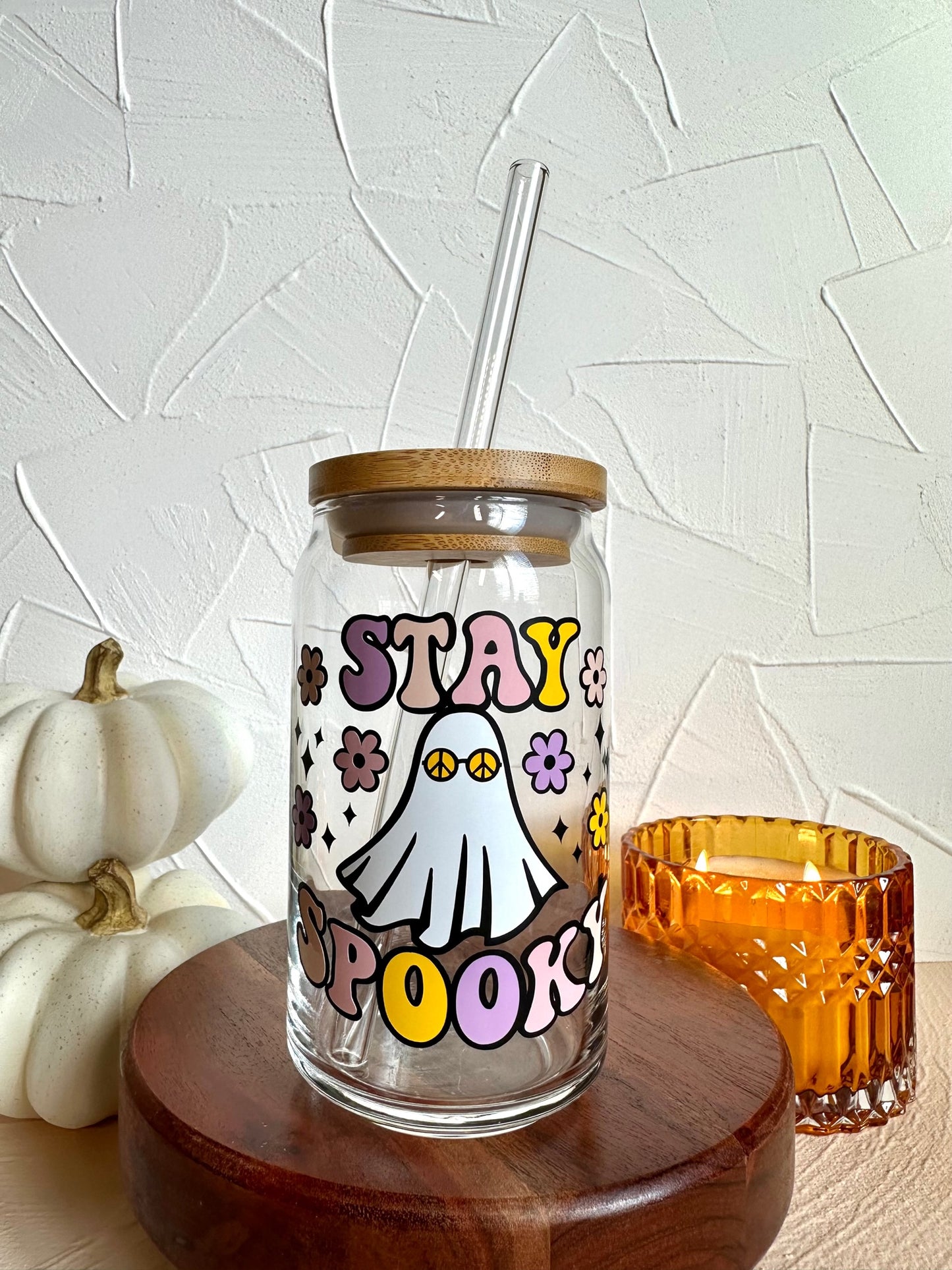 Stay Spooky glass