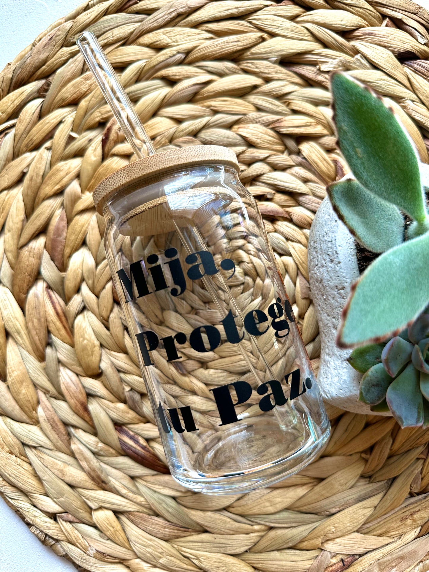 Mija, Protege tu Paz Glass