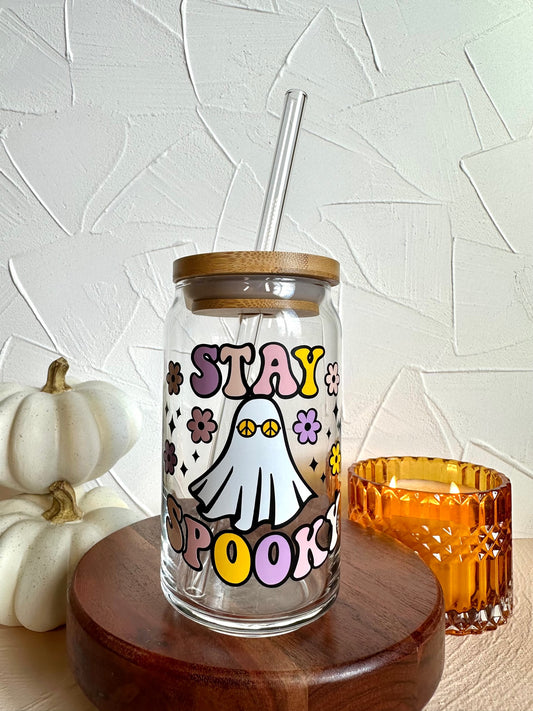 Stay Spooky glass